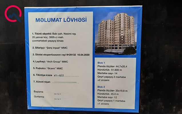 Şərq İnşaat"ın fırıldağı üzə çıxdı -Bina 21 aya təhvil verilməli idi, amma 4 ildir hazır deyil